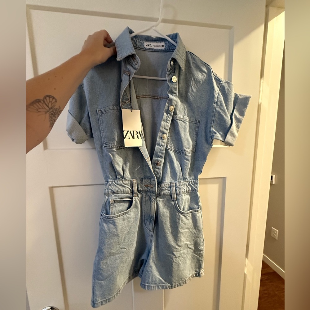 Zara Denim Jumper